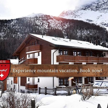 Berghof Garni - The Dom Collection Bed & Breakfast Saas Fee Dış mekan fotoğraf