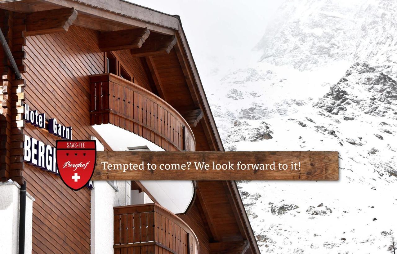 Berghof Garni - The Dom Collection Bed & Breakfast Saas Fee Dış mekan fotoğraf